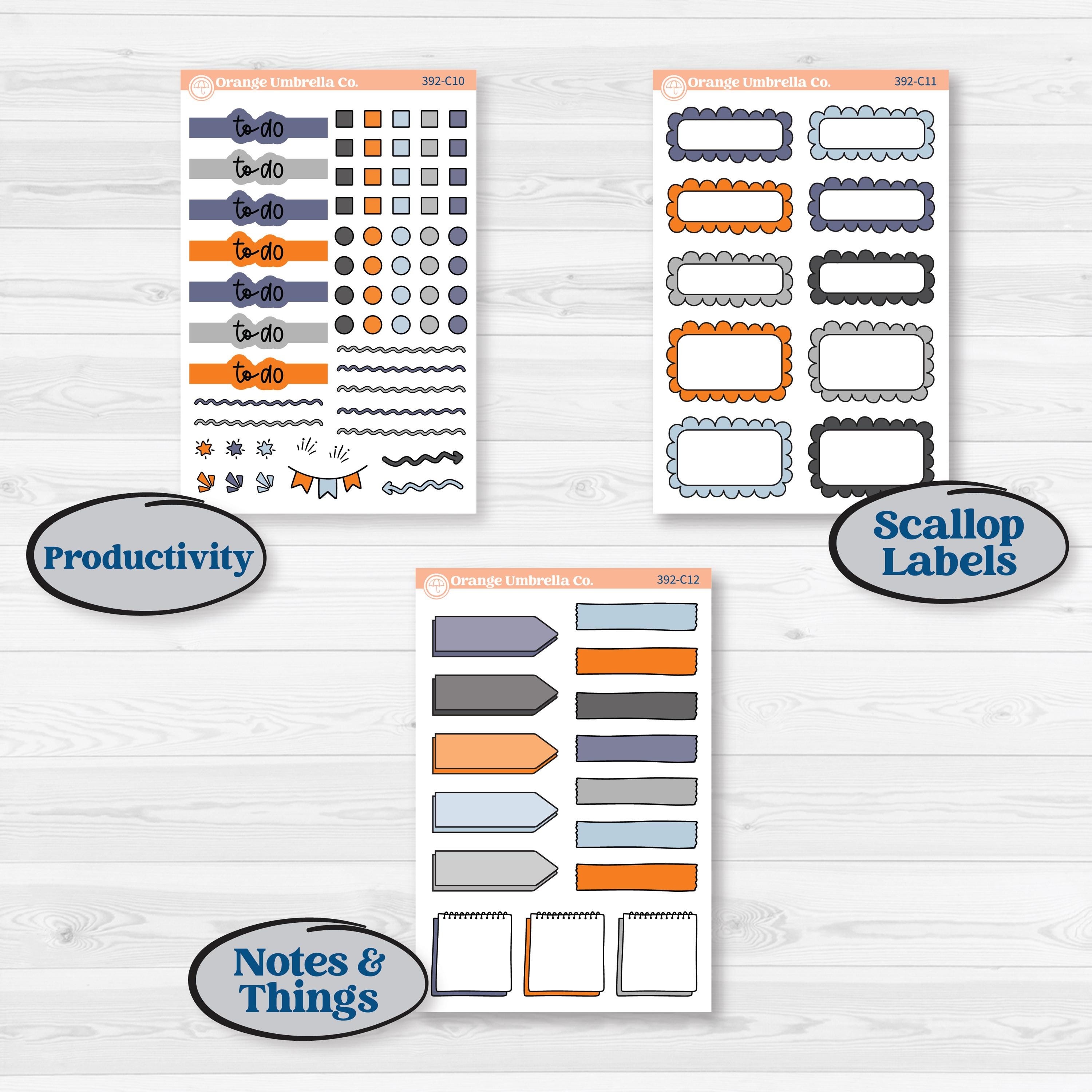 Father’s Day Kit | Weekly Add-On Labels Planner Kit Stickers | Dapper Dad | KIT-392-C