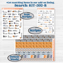 Father’s Day Kit | Hobonichi Cousin Weekly & Daily Planner Kit Stickers | Dapper Dad | KIT-392-E