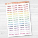 Clean House Script Planner Stickers | F8 | S-182