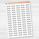 Lazy Day Planner Stickers | F8 | S-188