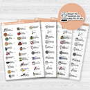 December Wacky Holidays Script Planner Stickers | F17 | E-342