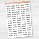 Pay Bills Planner Stickers | F8 | S-191
