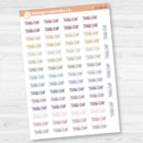 Trash Day Planner Stickers | F8 | S-195