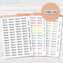 Trash Day Planner Stickers | F8 | S-195