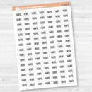 Nope Script Planner Stickers | F8 | S-198