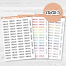 Cancelled Planner Stickers | F8 | S-200