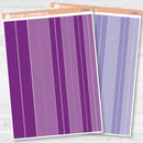 Washi Strip Planner Stickers | Vibrant Color Palette | C-411-C-422