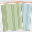 Washi Strip Planner Stickers | Tranquility Color Palette | C-423-C-434