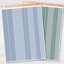 Washi Strip Planner Stickers | Tranquility Color Palette | C-423-C-434