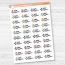 Swim Lesson Icon Script Planner Stickers | F17 | E-024