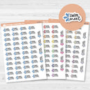 Swim Meet Icon Script Planner Stickers | F17 | E-025
