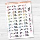 Swim Meet Icon Script Planner Stickers | F17 | E-025