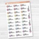 Swim Practice Icon Script Planner Stickers | F17 | E-026