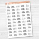 Clean Kitchen Script Planner Stickers | F17 | S-212