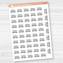 Clean Garage Script Planner Stickers | F17 | S-222