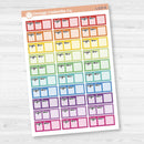 2025 Kit Weather Trackers for Hobonichi Cousin Planner Stickers | F17 | L-525