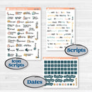 Travel Vacation Planner Kit | Weekly Add-On Planner Kit Stickers | Adventure Awaits | KIT-387-B