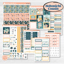 Travel Vacation Planner Kit | Hobonichi Cousin Weekly & Daily Planner Kit Stickers | Adventure Awaits | KIT-387-E