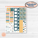 Travel Vacation Planner Kit | Hobonichi Weeks Weekly Planner Kit Stickers | Adventure Awaits | KIT-387-F