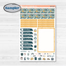 Travel Vacation Planner Kit | A5 Compact Vertical Planner Kit Stickers for Erin Condren | Adventure Awaits | KIT-387-G