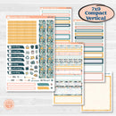Travel Vacation Planner Kit | 7x9 Compact Vertical Planner Kit Stickers | Adventure Awaits | KIT-387-H
