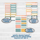 Travel Vacation Planner Kit | A5 Daily Duo Planner Kit Stickers | Adventure Awaits | KIT-387-L