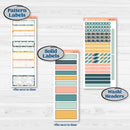 Travel Vacation Planner Kit | A5 Daily Duo Planner Kit Stickers | Adventure Awaits | KIT-387-L