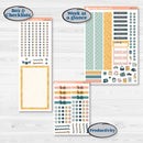 Travel Vacation Planner Kit | A5 Daily Duo Planner Kit Stickers | Adventure Awaits | KIT-387-L