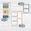 Travel Vacation Planner Kit | A5 Plum Daily Planner Kit Stickers | Adventure Awaits | KIT-387-N