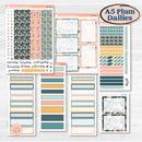 Travel Vacation Planner Kit | A5 Plum Daily Planner Kit Stickers | Adventure Awaits | KIT-387-N