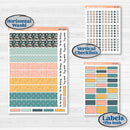 Travel Vacation Planner Kit | Laurel Denise Standard Vertical & Horizontal Planner Kit Stickers | Adventure Awaits | KIT-387-Q