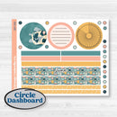 Travel Vacation Planner Kit | A5 Plum Monthly & Dashboard Planner Kit Stickers | Adventure Awaits | KIT-387-S