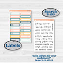 Travel Vacation Planner Kit | 7x9 Plum Monthly & Dashboard Planner Kit Stickers | Adventure Awaits | KIT-387-T