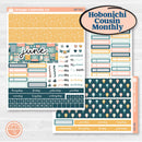 Travel Vacation Planner Kit | Hobonichi Cousin Monthly Planner Kit Stickers | Adventure Awaits | KIT-387-Y