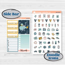 Summer Ocean Beach Kit | Weekly Add-On Planner Kit Stickers | Seas the Day | KIT-388-B