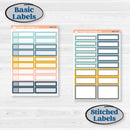 Summer Ocean Beach Kit | Weekly Add-On Labels Planner Kit Stickers | Seas the Day | KIT-388-C