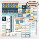 Summer Ocean Beach Kit | Hobonichi Cousin Weekly & Daily Planner Kit Stickers | Seas the Day | KIT-388-E