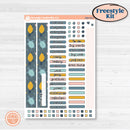 Summer Ocean Beach Kit | Freestyle Kit Any Planner Kit Stickers | Seas the Day | KIT-388-K
