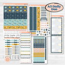 Summer Ocean Beach Kit | A5 Daily Duo Planner Kit Stickers | Seas the Day | KIT-388-L