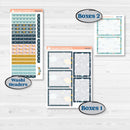 Summer Ocean Beach Kit | A5 Plum Daily Planner Kit Stickers | Seas the Day | KIT-388-N