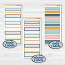 Summer Ocean Beach Kit | 7x9 Plum Daily Planner Kit Stickers | Seas the Day | KIT-388-P