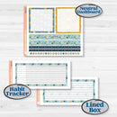 Summer Ocean Beach Kit | A5 Plum Monthly & Dashboard Planner Kit Stickers | Seas the Day | KIT-388-S