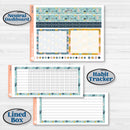 Summer Ocean Beach Kit | 7x9 Plum Monthly & Dashboard Planner Kit Stickers | Seas the Day | KIT-388-T