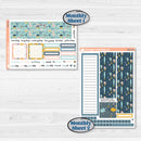 Summer Ocean Beach Kit | 7x9 Plum Monthly & Dashboard Planner Kit Stickers | Seas the Day | KIT-388-T