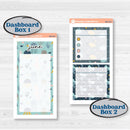 Summer Ocean Beach Kit | A5 Erin Condren Monthly & Dashboard Planner Kit Stickers | Seas the Day | KIT-388-V