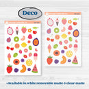 Summer Fruit Kit | Weekly Sticker Kit for Vertical Planners like Erin Condren | Ripe | KIT-389-A