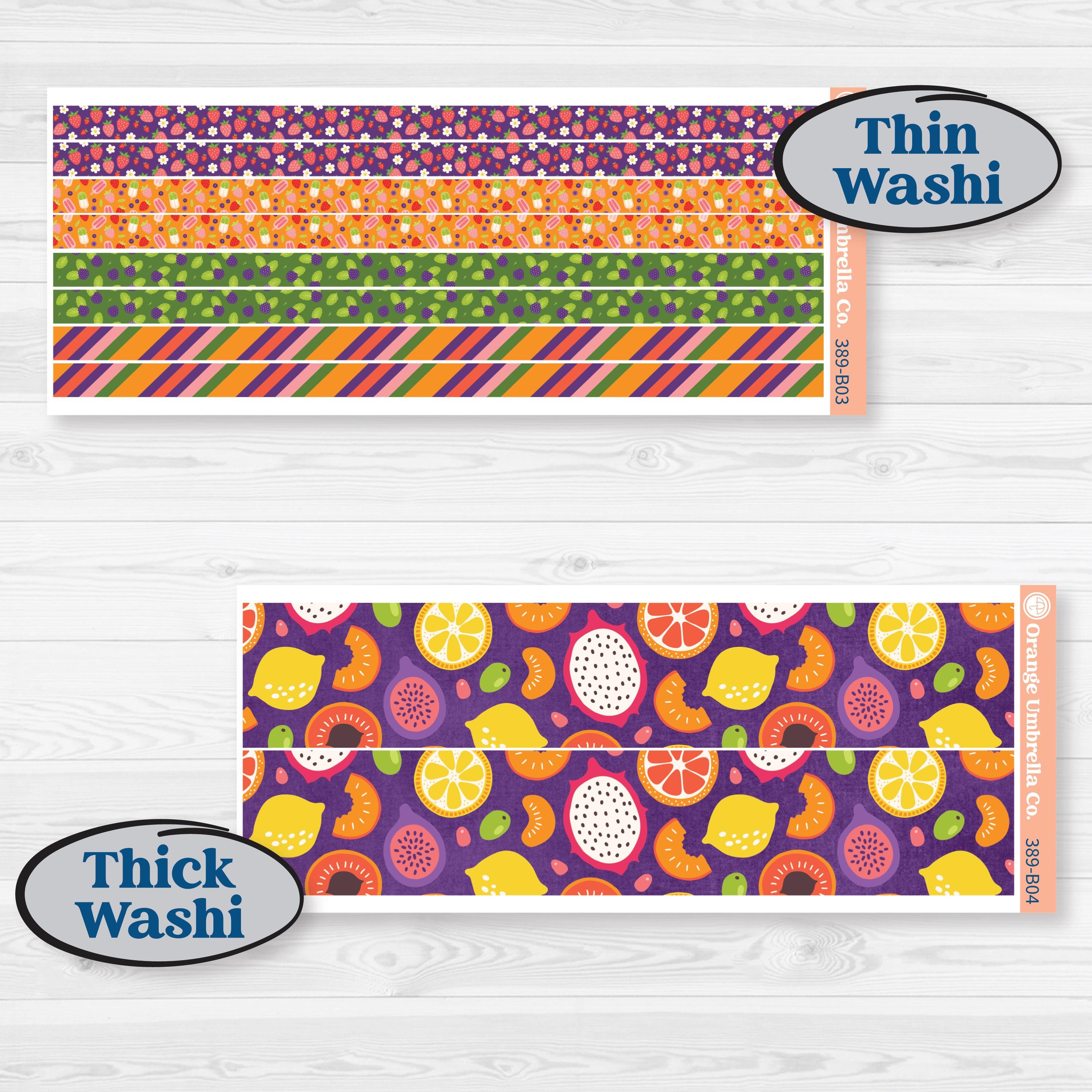 Summer Fruit Kit | Weekly Add-On Planner Kit Stickers | Ripe | KIT-389-B