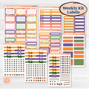 Summer Fruit Kit | Weekly Add-On Labels Planner Kit Stickers | Ripe | KIT-389-C