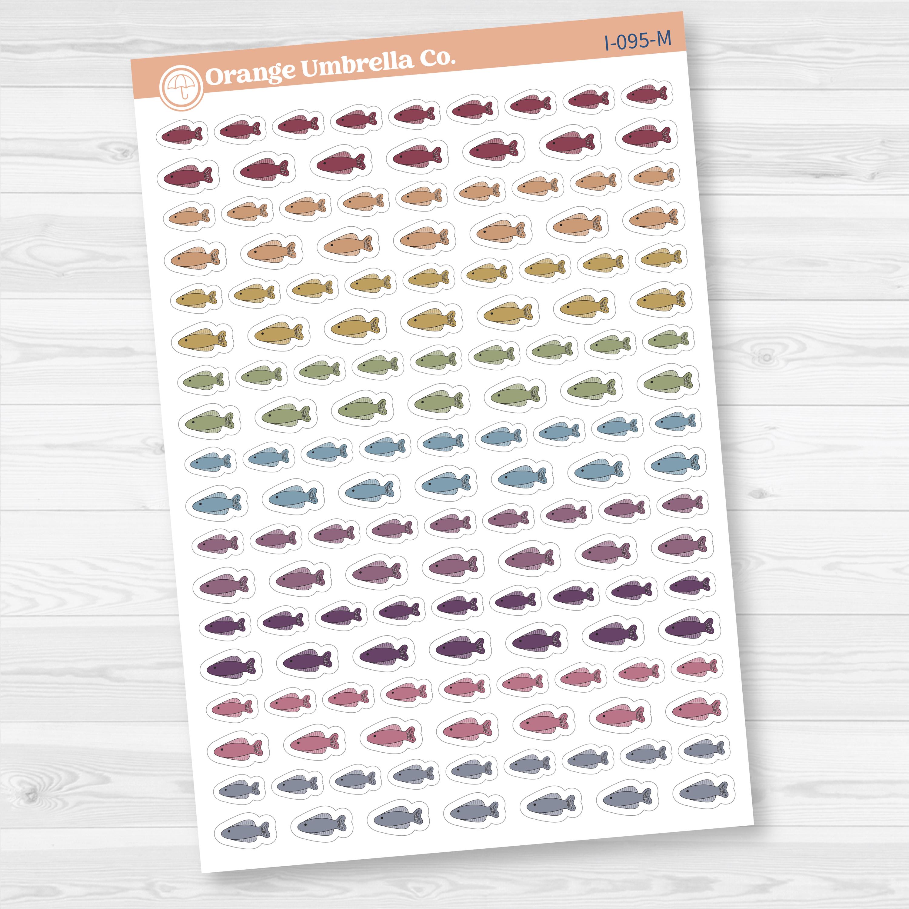 Feed Fish | Clean Tank | Icons Planner Stickers | I-095