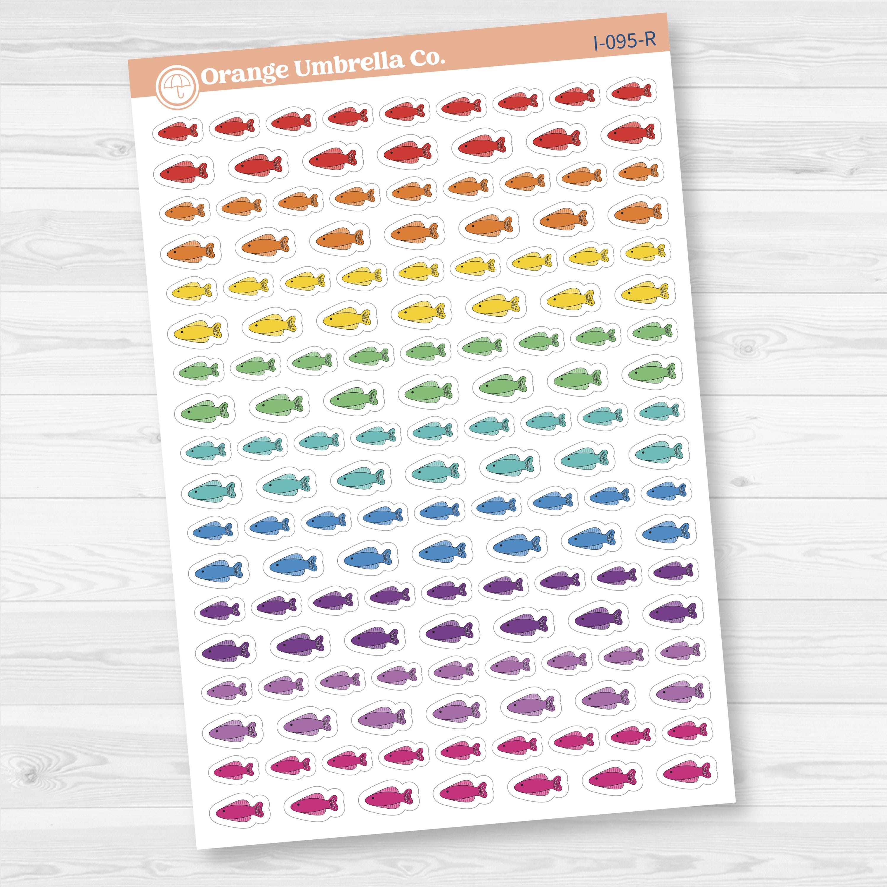 Feed Fish | Clean Tank | Icons Planner Stickers | I-095